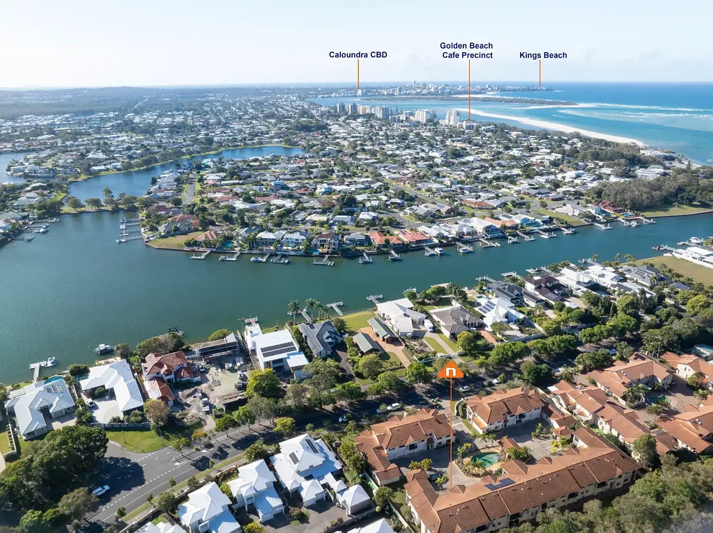 Pelican Waters 3chambre TRANQUIL NORTH-FACING APARTMENT IN BOUTIQUE COMPLEX!