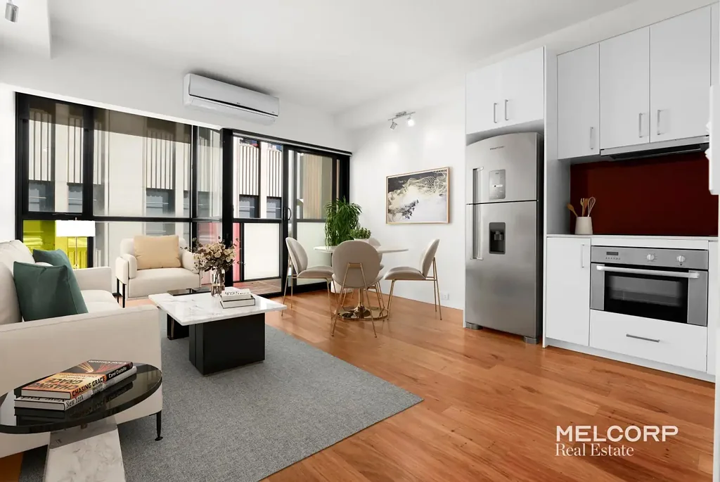 Melbourne 2房 Russell Place地标 时尚两卧公寓 Fender Katsalidis设计 CBD核心生活 顶级餐饮近邻 Modern One-Bedroom with Study/Guest Room in the Popular East – Live in Melbourne's Iconic Laneways