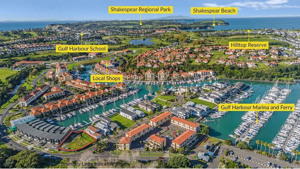 Gulf Harbour Marina Frontage Section - Develop or Build 1201m2