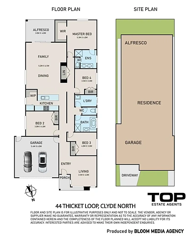 44 Thicket Loop, Clyde North, VIC 3978, 4房, 2浴, House