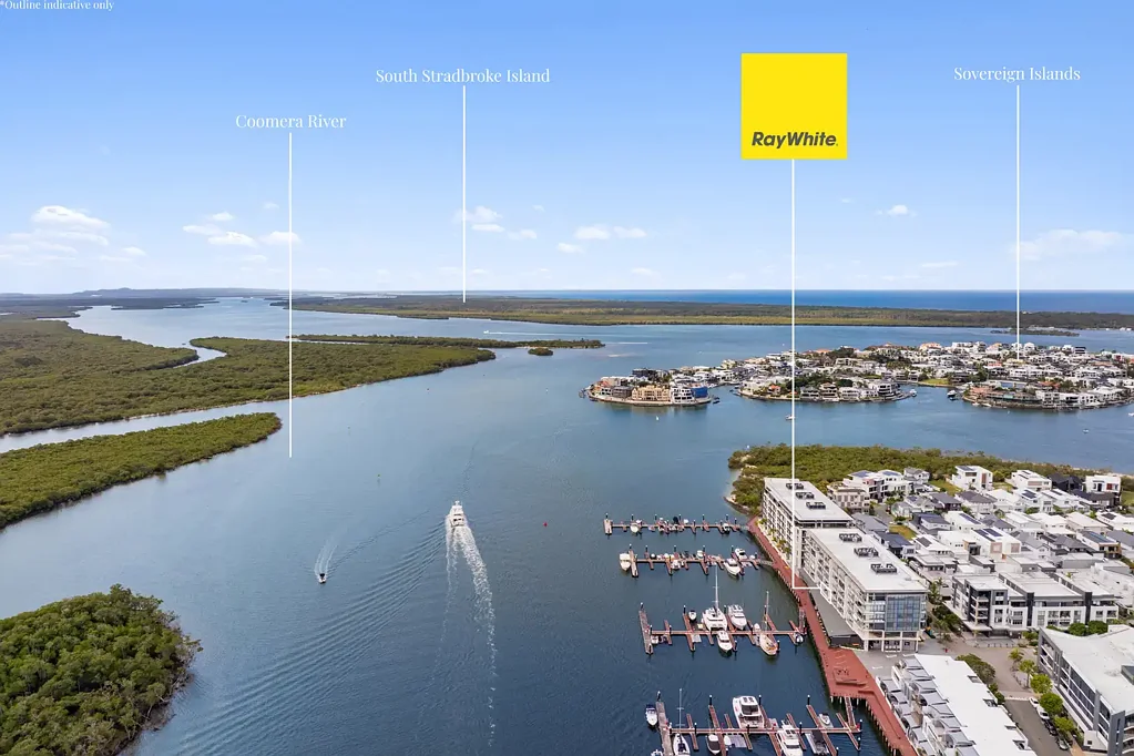 Paradise Point 3房  Bridge-Free Waterfront Apartment With 15-Meters Marina Berth and Commercial Home Office - Must Sell