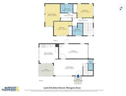 1-5/34 Allen Street, Mangere East, Manukau City, 3 ਕਮਰੇ, 2 ਬਾਥਰੂਮ, House
