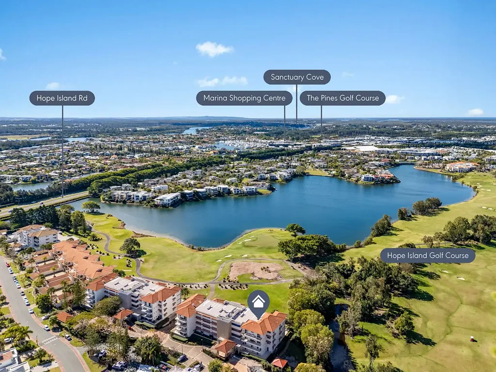 Hope Island 2房  DUAL-KEY GROUND FLOOR APARTMENT - LIFESTYLE & INCOME IN "THE GRANGE" HOPE ISLAND RESORT