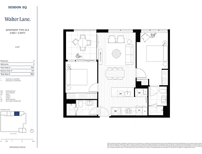 G04/45 Buckley Street, Seddon, Western Melbourne, 2 침실, 2 욕실, Apartment
