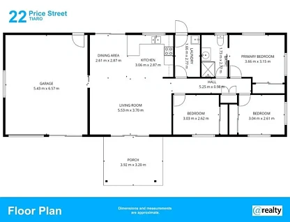 22 Price Street, Tiaro, QLD 4650, 3 ਕਮਰੇ, 1 ਬਾਥਰੂਮ, House