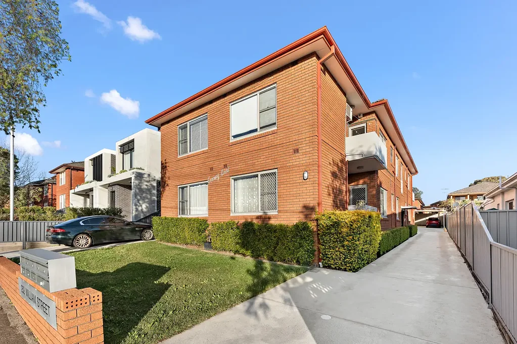 Two-bedroom unit with parking