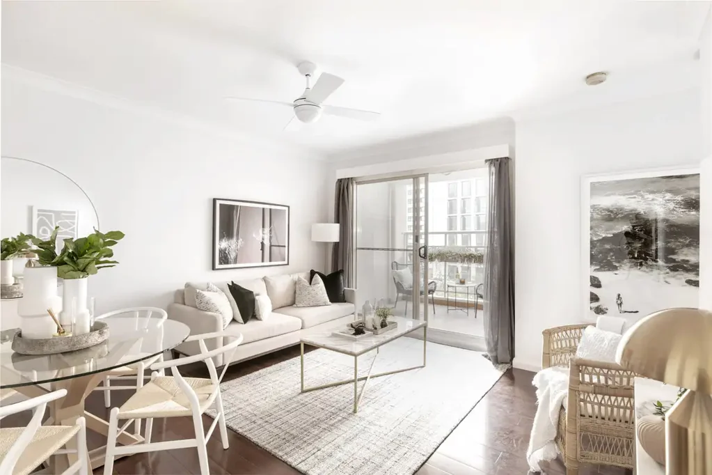 Heart-of-village apartment with parking