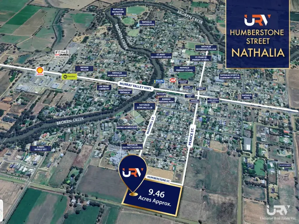 Nathalia 1બેડરૂમ GENERAL RESIDENTIAL ZONED! MULTI LOT SUBDIVISION SITE! STCA