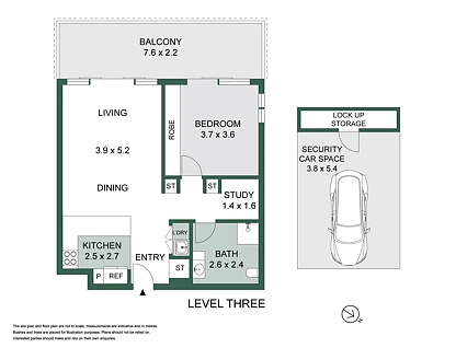 2306/1-8 Nield Avenue, Greenwich, Lower North Shore, 1 ห้องนอน, 1 ห้องน้ำ, Apartment