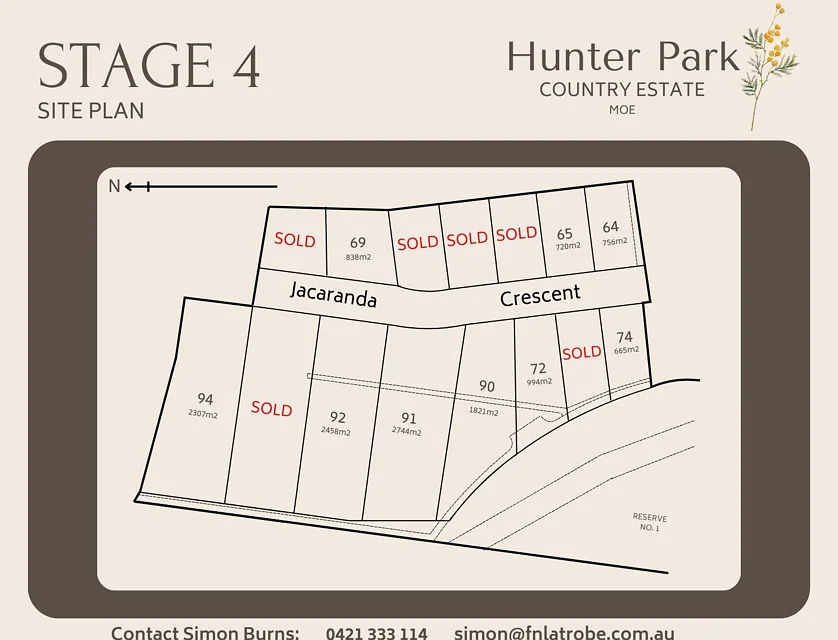 Lot 74 Jacaranda Crescent, Moe, Traralagon , 0房, 0浴, Section