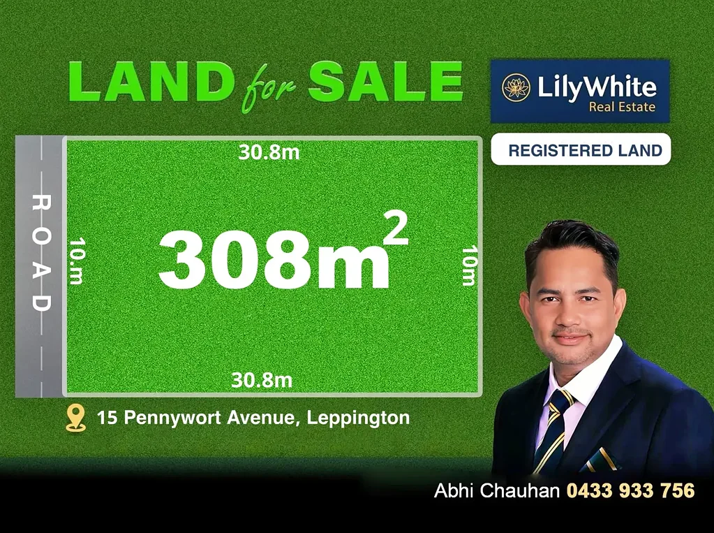 Leppington Leppington优质地块 416㎡ 12米临街面 邻近学校车站 未来发展潜力大 Opportunity to Secure Your Land | Registration JUNE-2026