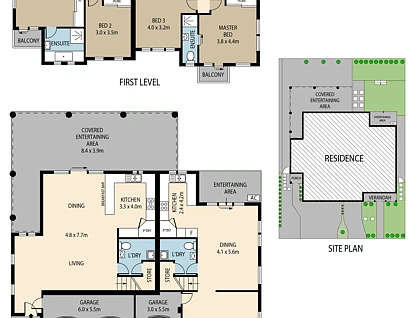 42 & 42A Clonmore Street, Kellyville Ridge, The Hills, 6 habitaciones, 4 baños, House