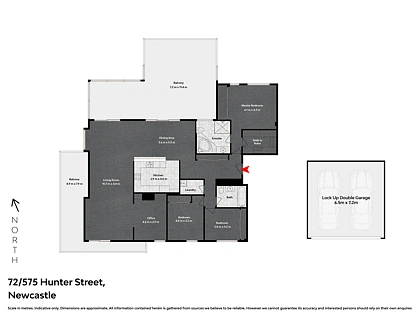 72/575 Hunter Street, Newcastle West, Newcastle, 3 Schlafzimmer, 2 Badezimmer, Apartment