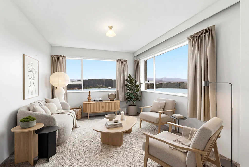 Roseneath 2غرفة نوم Stunning Sea Vistas, Unit Title Apartment