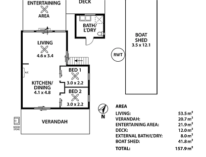Section 295 Kroehns Landing, Nildottie, South East, 2房, 1浴, House