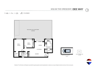 6/52-56 The Crescent, Dee Why, NSW 2099, 2 slaapkamers, 1 badkamers, House