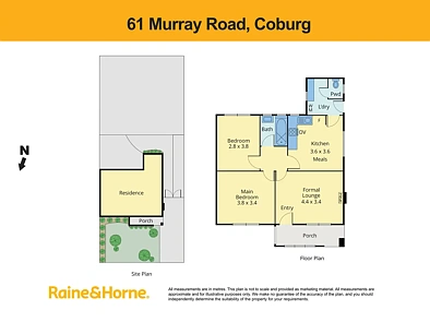 61 Murray Road, Coburg, VIC 3058, 2 habitaciones, 1 baños, House