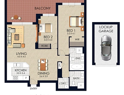 25/255 Anzac Parade, Kingsford, Eastern Suburbs, 2 Kuwarto, 2 Banyo, Apartment