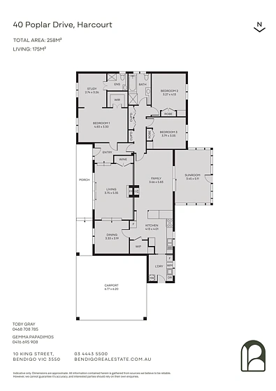 40 Poplar Drive, Harcourt, VIC 3453, 3 chambres, 2 salles de bain, House