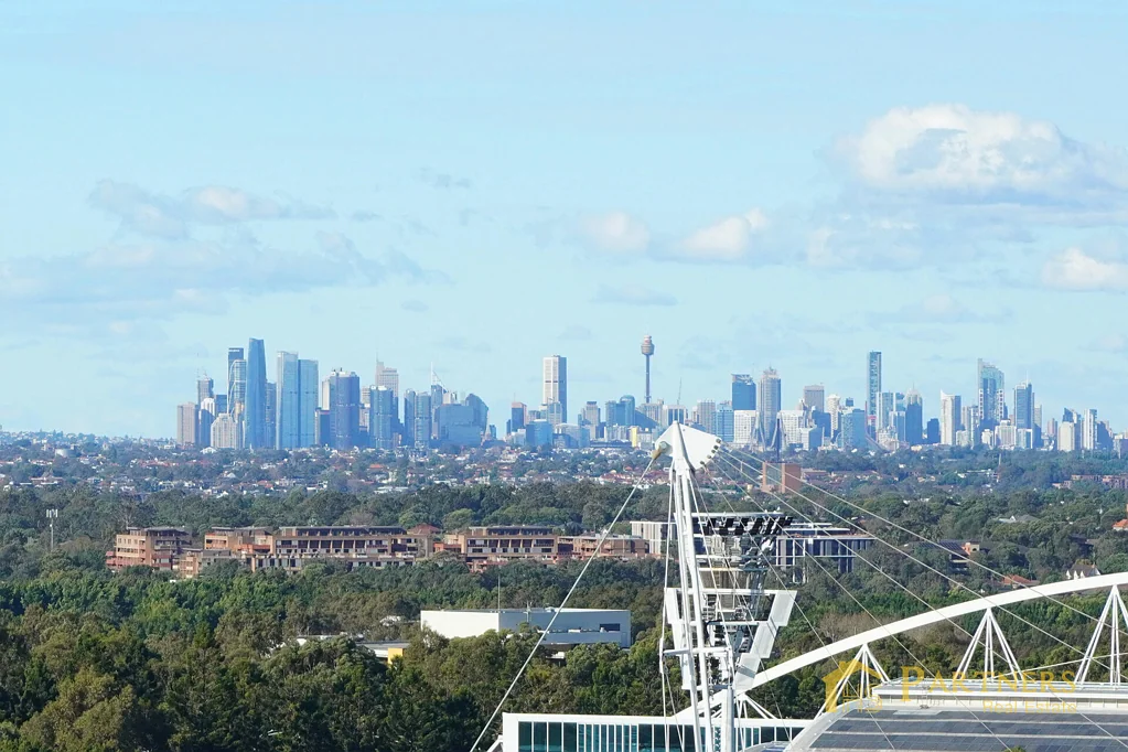 Lidcombe 2Kwarto City Views Two-Bedroom with Study Retreat Steps From Olympic Park