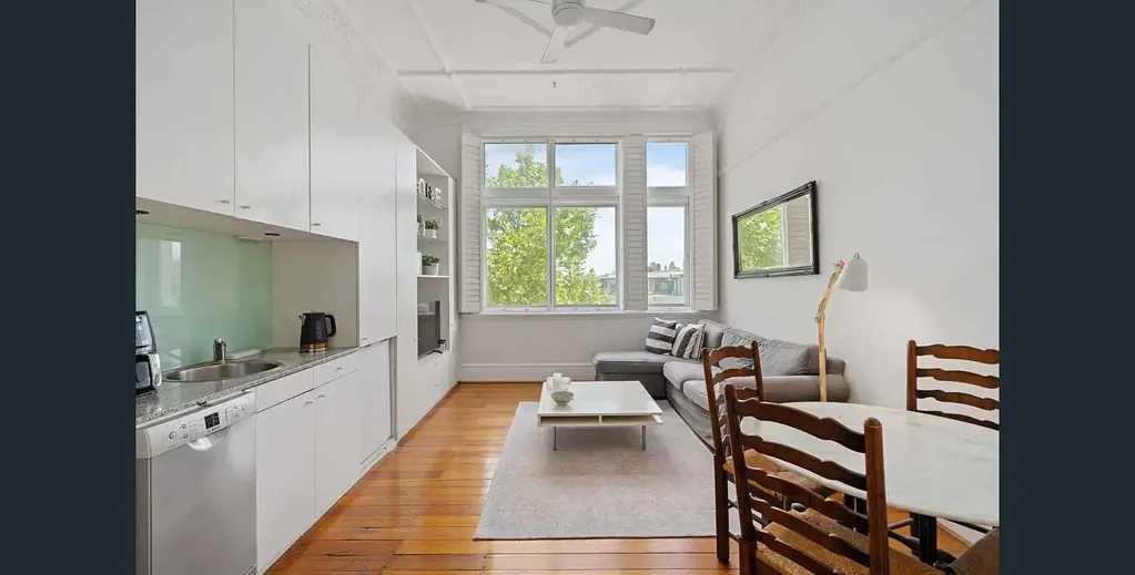 St Kilda 1ਬੈੱਡਰੂਮ Sunlit North-Facing Apartment in George Hotel + Optional Carpark