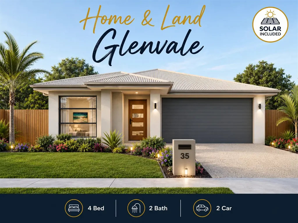 Glenvale 4 Slaapkamer Glenvale   New House and Land Package To Be Constrcted