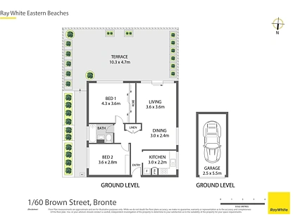 1/60 Brown Street, Bronte, 2 Kuwarto, 1 Banyo, Apartment