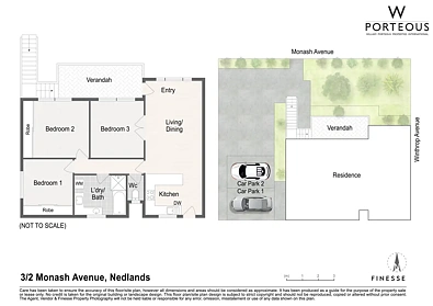 3/2 Monash Avenue, Nedlands, WA 6009, 3 Bedrooms, 1 Bathrooms, Unit