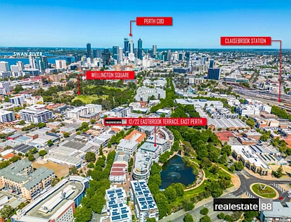 12/22 Eastbrook Terrace, East Perth, Perth CBD, 3 침실, 3 욕실, Apartment