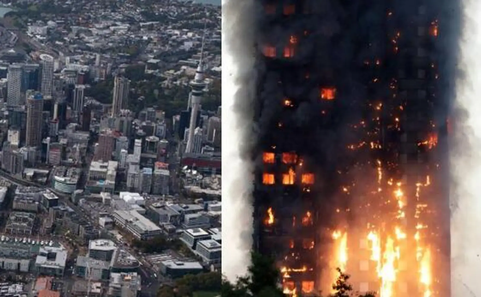 奥克兰地区有209栋高楼被检测出采用了和Grenfell Towers类似的高燃包层材料