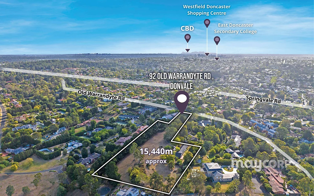 Donvale 4部屋 1.5HA Large Landholding Within the EDSC School Zone
