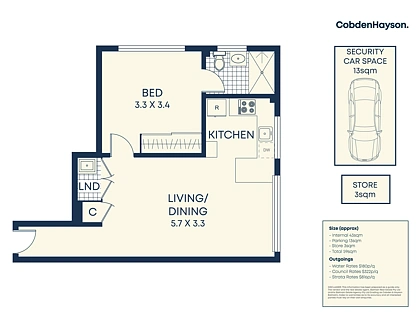 14/428 Darling Street, Balmain, Inner West, 1房, 1浴, Apartment
