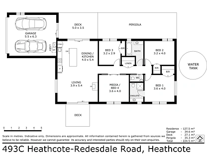 493C Heathcote-Redesdale Road, Heathcote, Wangaratta, 3 habitaciones, 2 baños, Lifestyle Section