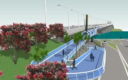 6700万修建Skypath，以后走路或骑车上北岸大桥！