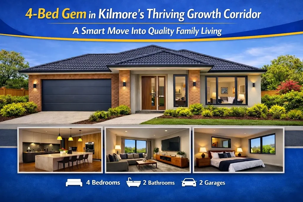 Kilmore 4部屋 4-Bed Gem in Kilmore’s Thriving Growth Corridor, A Smart Move Into Quality Family Living