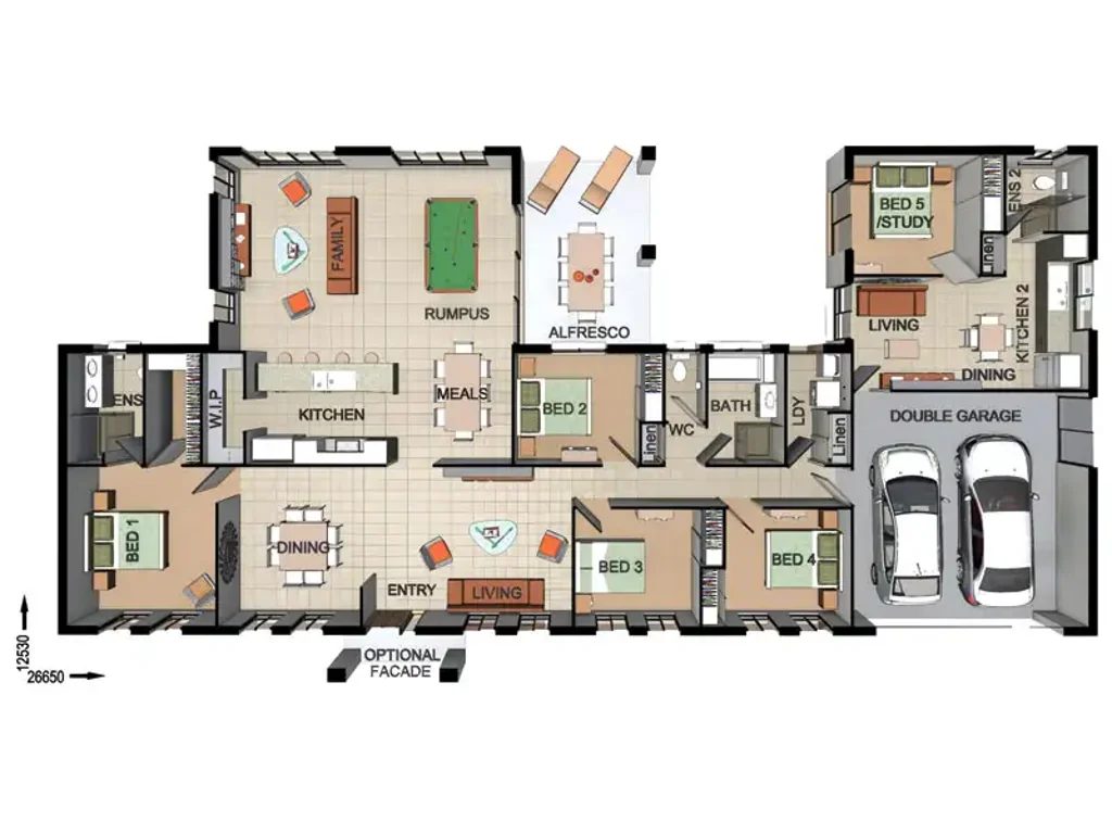 Kensington Grove 5 Bedroom 5 BEDROOMS - 2 KITCHENS - 3 BATHROOMS