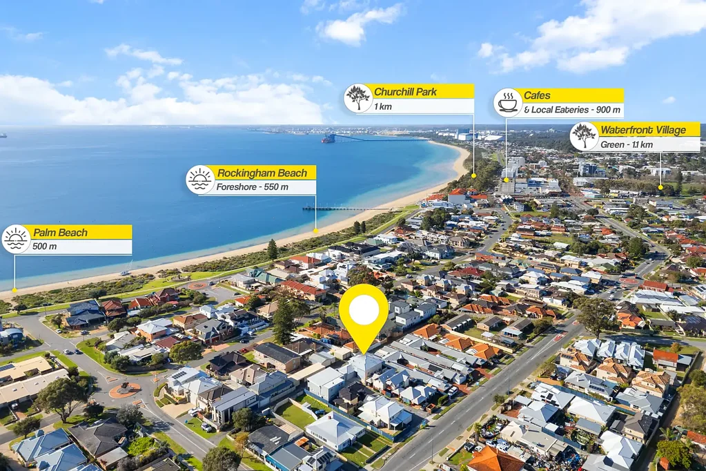 Rockingham 4ਬੈੱਡਰੂਮ STUNNING COASTAL TOWNHOUSE WITH FLEXIBLE DUAL-LIVING OPTION