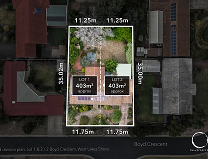 LOT 101 & 102/2 Boyd Crescent, West Lakes Shore, Western Adelaide, 0 침실, 0 욕실, Section