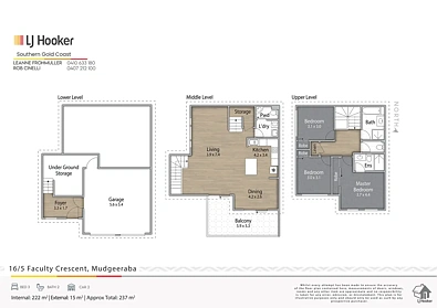 Plano ng Bahay - 16/5 Faculty Crescent, Mudgeeraba, QLD 4213