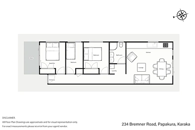 236 Bremner Road, Karaka, Franklin, 2 Bedrooms, 1 Bathrooms, House