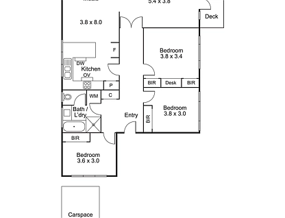 1/1 Garden Street, Elsternwick, Bayside, 3 Kuwarto, 1 Banyo, Apartment