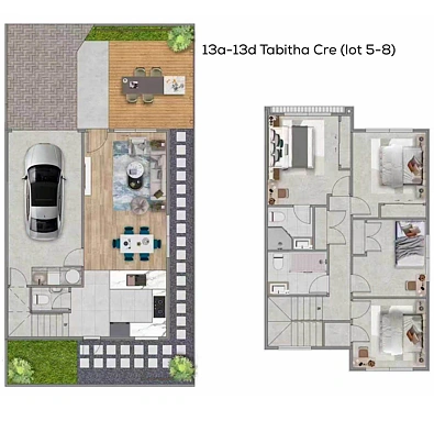 13c Tabitha Crescent, Henderson, Waitakere City, 4房, 2浴, Townhouse