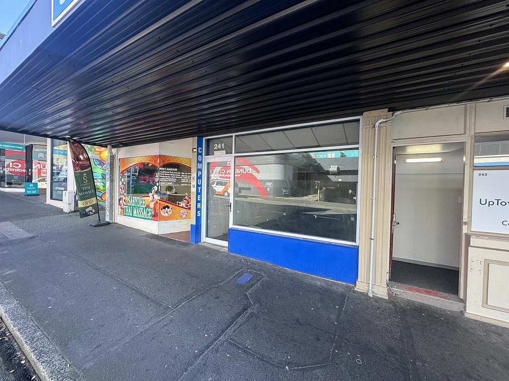 Dunedin Central Bite Sized CBD Retail/Office on Moray Place