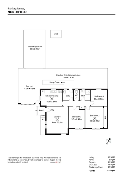 9 Mckay Avenue, Northfield, SA 5085, 3 slaapkamers, 1 badkamers, House