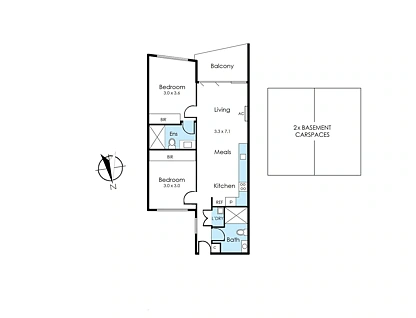 203/801 Centre Road, Bentleigh East, Bayside, 2 phòng ngủ, 2 phòng tắm, Apartment