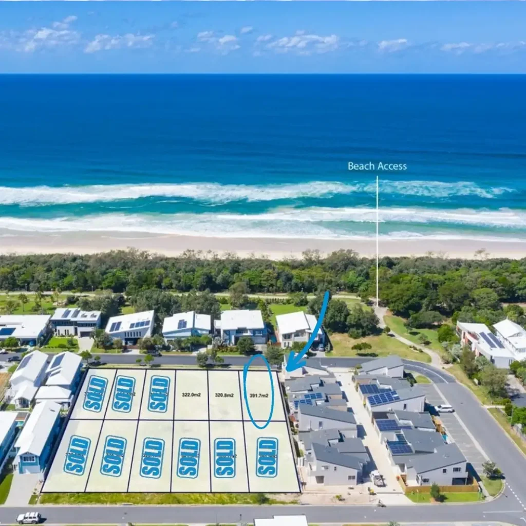 Kingscliff PRESTIGIOUS BEACHFRONT STREET LAND AVAILABLE. ONLY 3 BLOCKS LEFT!!!
