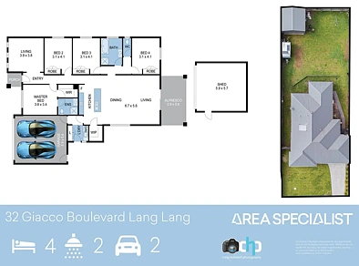 32 Giacco Boulevard, Lang Lang, VIC 3984, 4 slaapkamers, 2 badkamers, House
