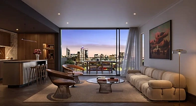 Perth 2房  A Grand Apartment with City Views