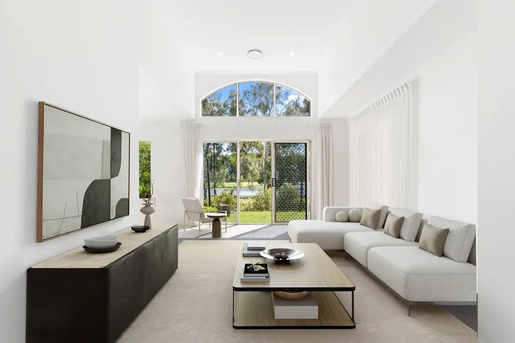 Hope Island 3कमरा Secure, Stylish and Serene, with Scenic Gold Course Views