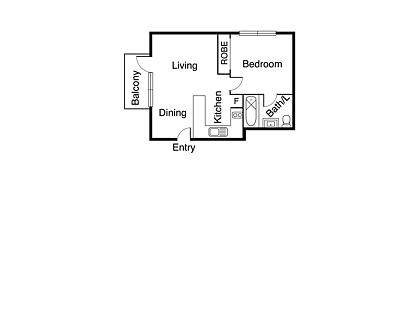 5/192 Cecil Street, South Melbourne, Melbourne CBD, 1 Schlafzimmer, 1 Badezimmer, Apartment